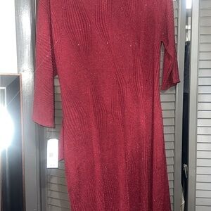 Elegant Red Women's Dress